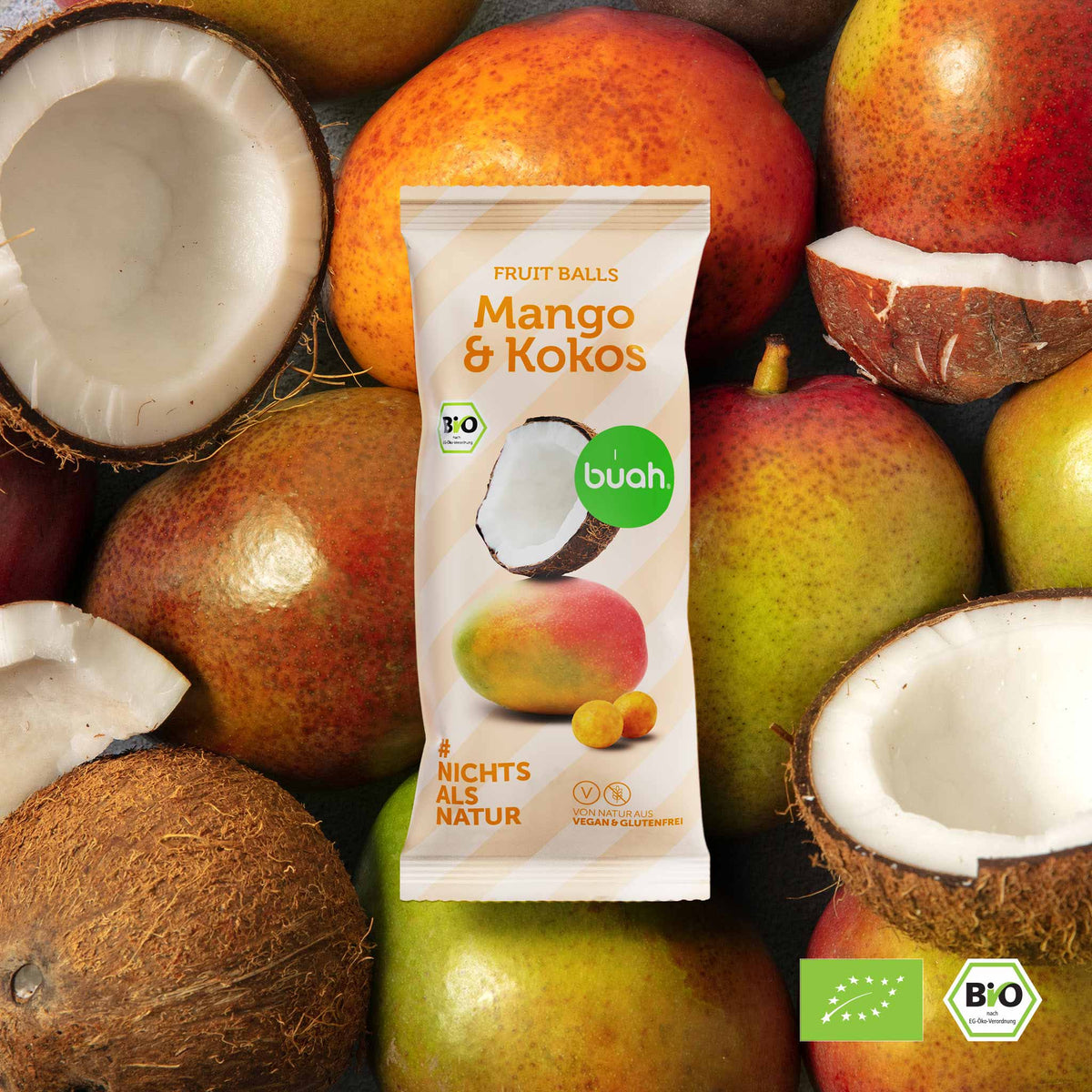 Organic mango coconut chews